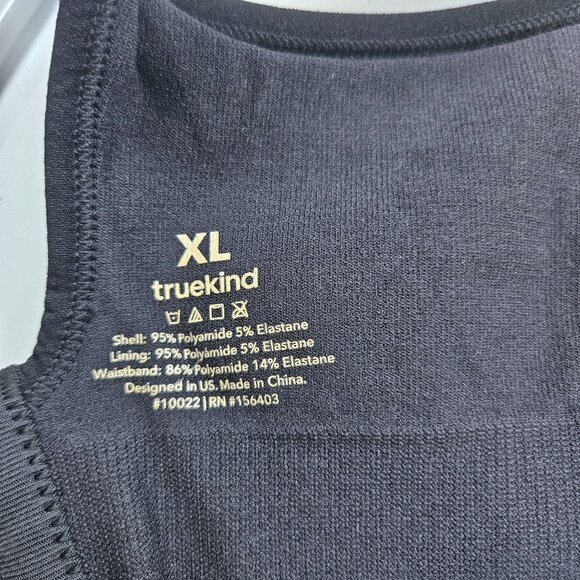 Truekind Daily Comfort Wirefree Shaper Bra Black Women Size XL NWT Adjustable - Picture 6 of 13
